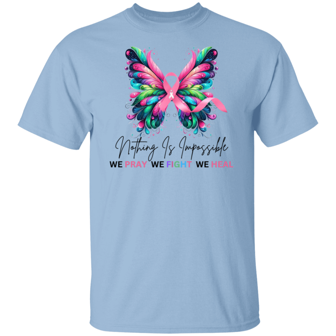 Pray Fight Heal Breast Cancer Shirt